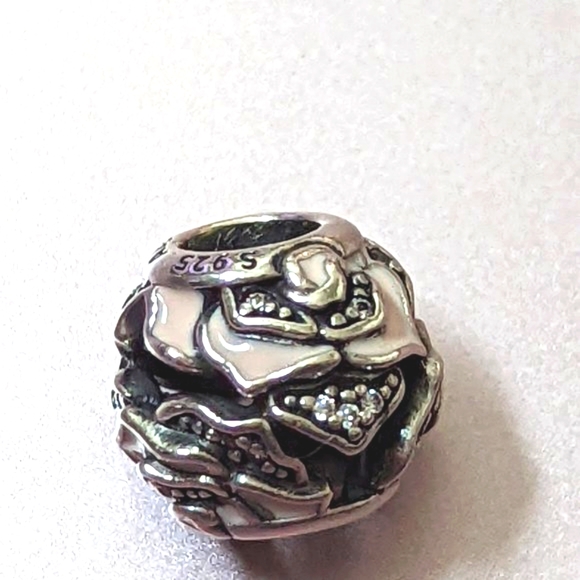 Pandora Pink Delicate Rose Charm - Picture 5 of 8